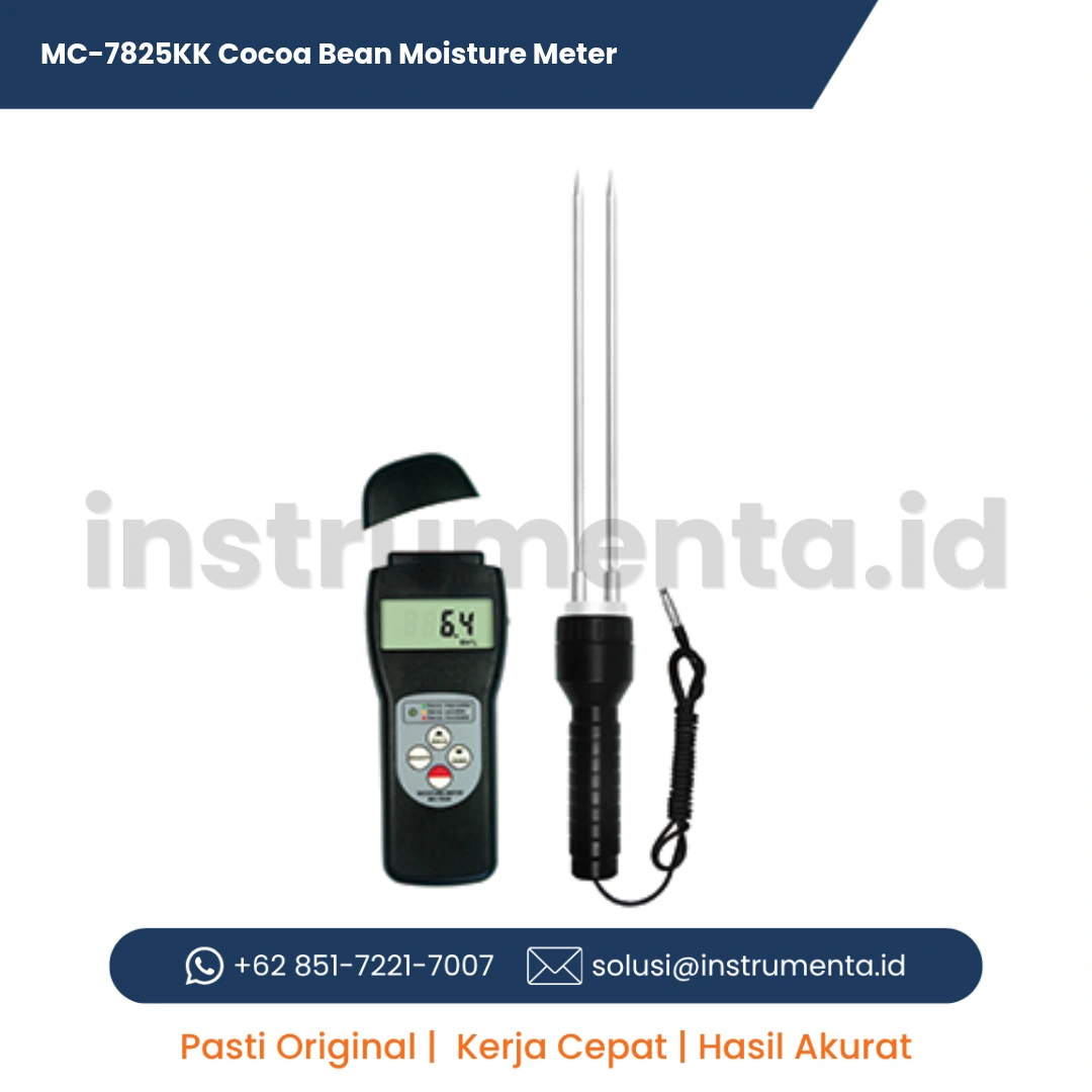 Distributor Resmi AMTAST MC-7825KK Cocoa Bean Moisture Meter Alat Ukur Kadar Air Biji Kakao Cokelat